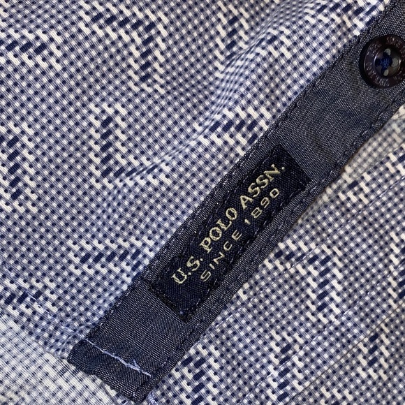 U.S. Polo Assn. Kids Patterned Button Down Shirt - Picture 4 of 5